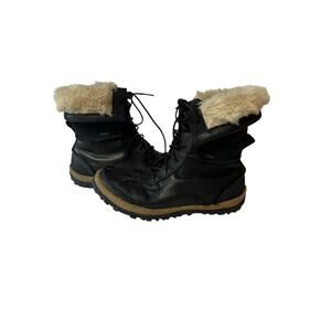 Merrell Tremblant Mid Polar Waterproof Boots Black Leather J00940 Size 7 Women’s